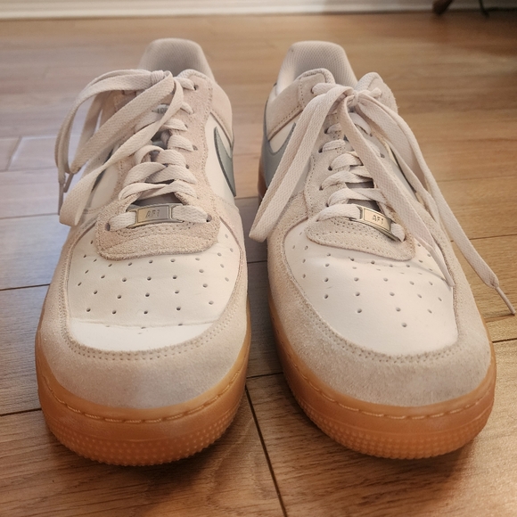 Nike Air Force 1 '07 LV8 Gum Pack Phantom Light Smoke- 12* Read Description - Picture 3 of 12